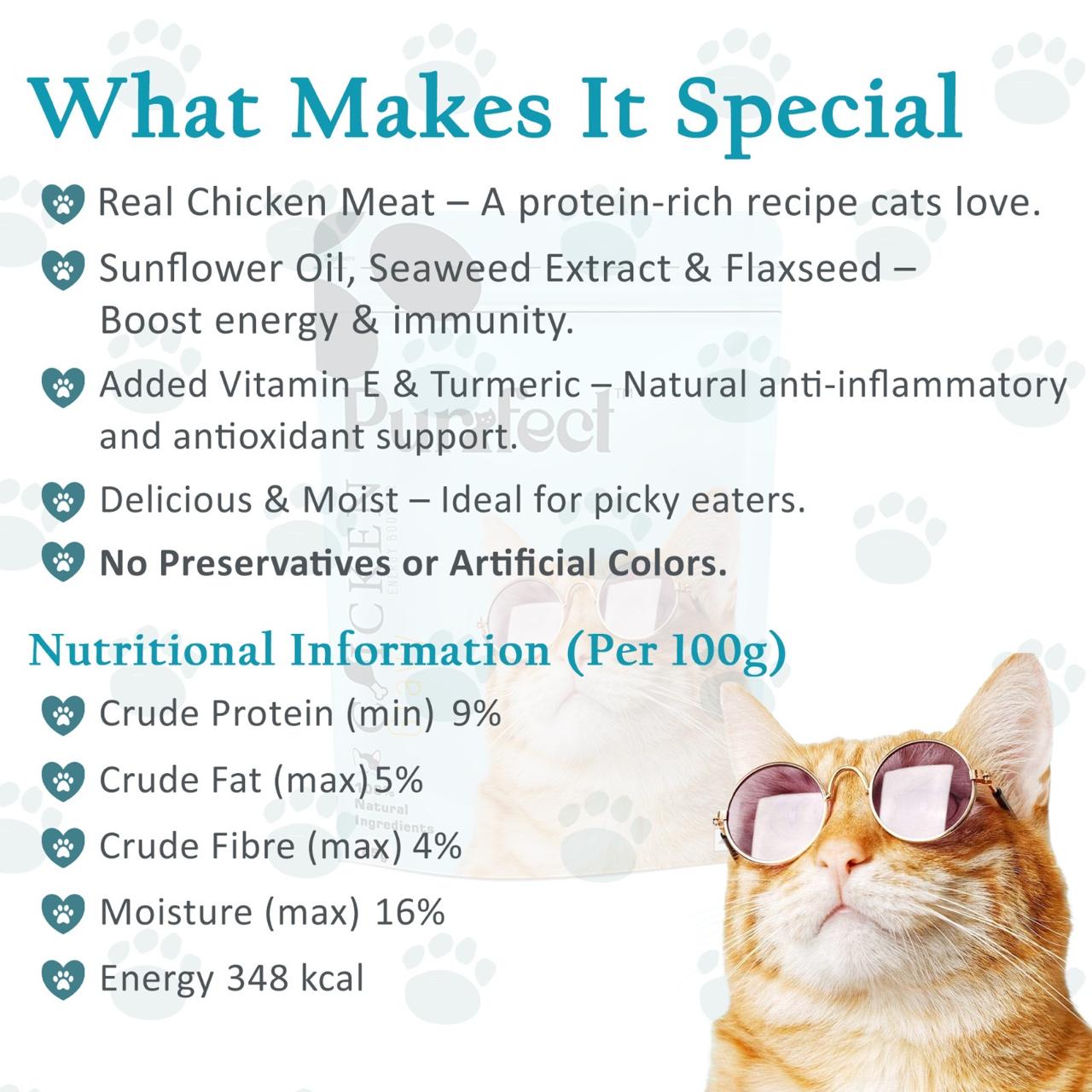 Purrfect Chicken Gravy (Energy booster) - 85g (Pack of 5)